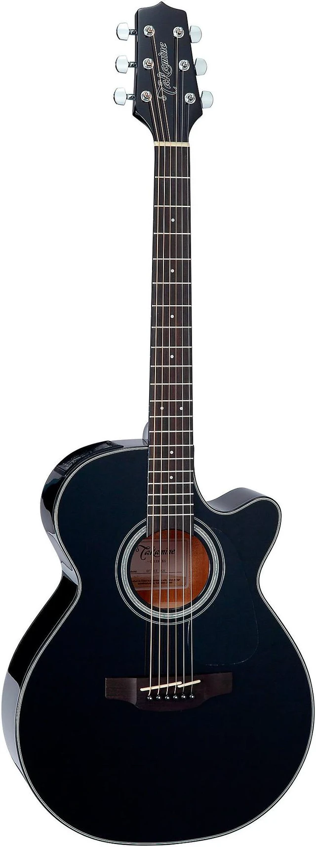 Alt view image 2 of 7 - Takamine GF30CE Cutaway Acoustic-Electric Guitar - Black