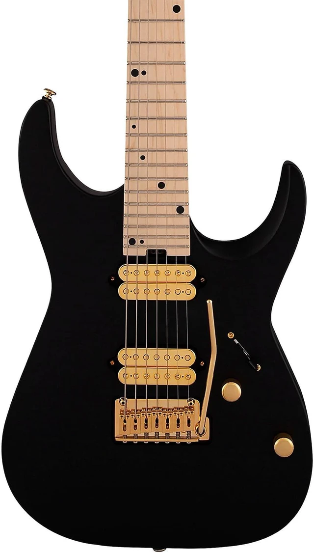 Alt view image 3 of 7 - Charvel DK24-7 NOVA Angel Vivaldi Signature Pro-Mod Satin Black
