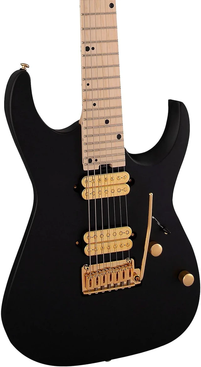 Alt view image 2 of 7 - Charvel DK24-7 NOVA Angel Vivaldi Signature Pro-Mod Satin Black