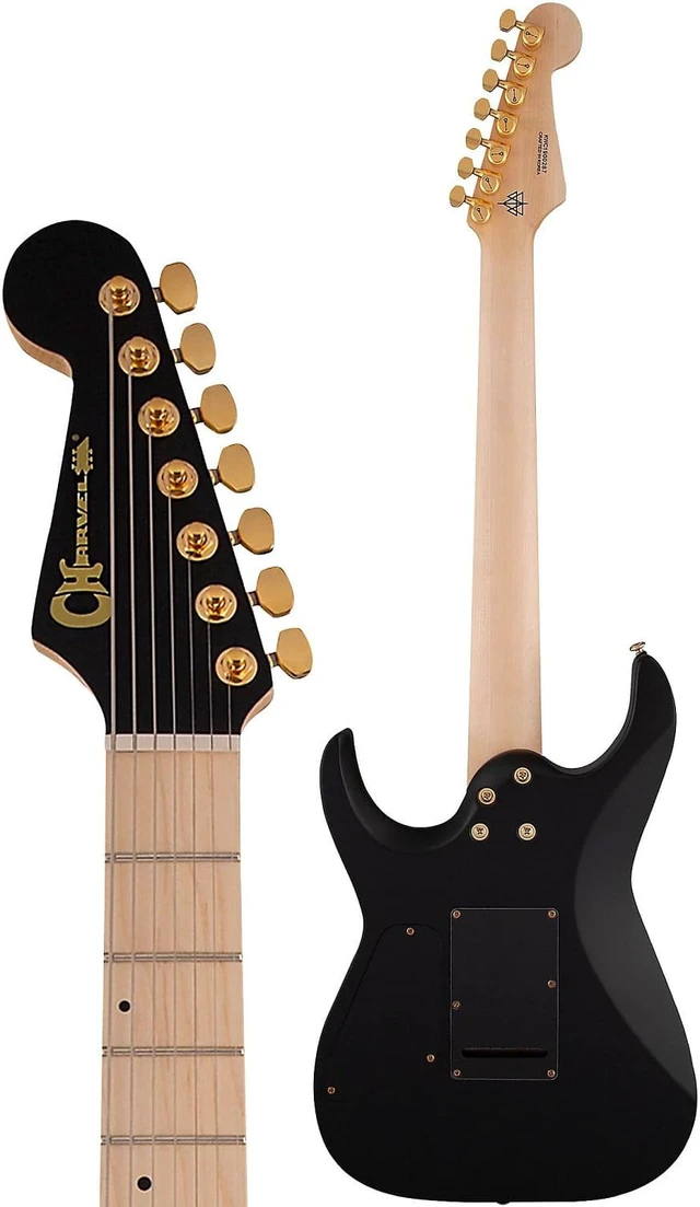 Alt view image 5 of 7 - Charvel DK24-7 NOVA Angel Vivaldi Signature Pro-Mod Satin Black