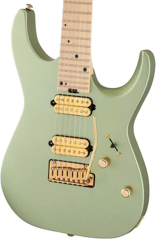 Alt view image 2 of 7 - Charvel DK24-7 NOVA Pro-Mod  Satin Sage Green, Gator GFW-GTR-1000 Stand, Gator GFW-GTR-SEAT Bundle