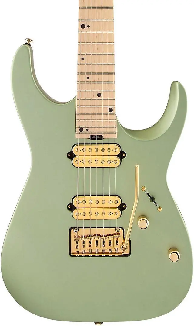 Alt view image 3 of 7 - Charvel DK24-7 NOVA Pro-Mod  Satin Sage Green, Gator GFW-GTR-1000 Stand, Gator GFW-GTR-SEAT Bundle