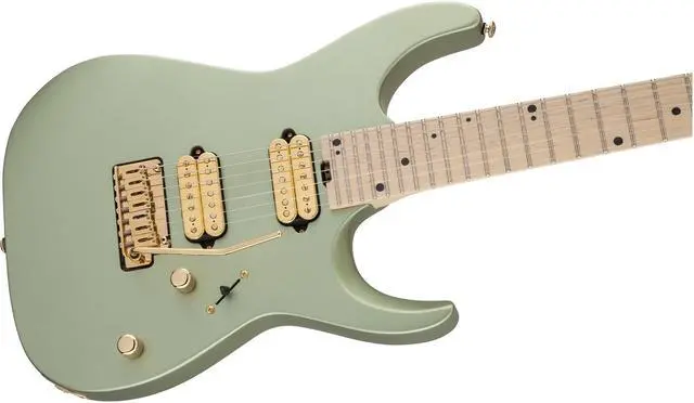 Alt view image 4 of 7 - Charvel DK24-7 NOVA Pro-Mod  Satin Sage Green, Gator GFW-GTR-1000 Stand, Gator GFW-GTR-SEAT Bundle