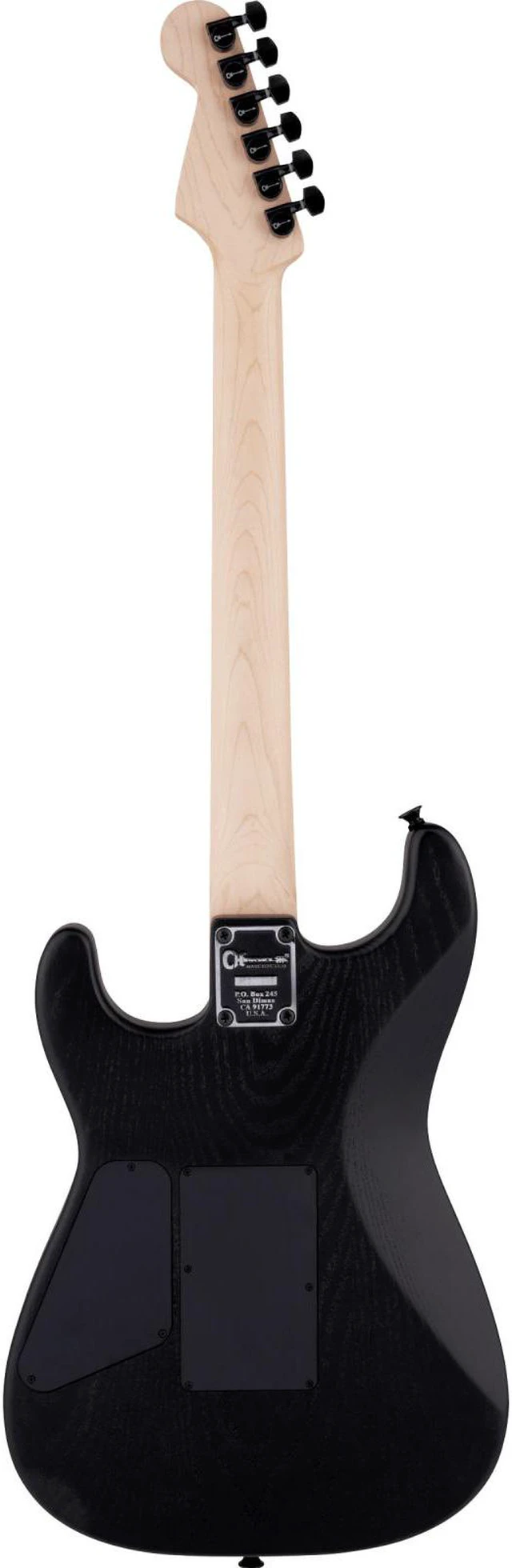Alt view image 5 of 7 - Charvel Pro-Mod San Dimas Style 1 HSS FR Sassafras Satin Black, Gator GC-ELECTRIC-A Case, ErnieBall Cable Bundle