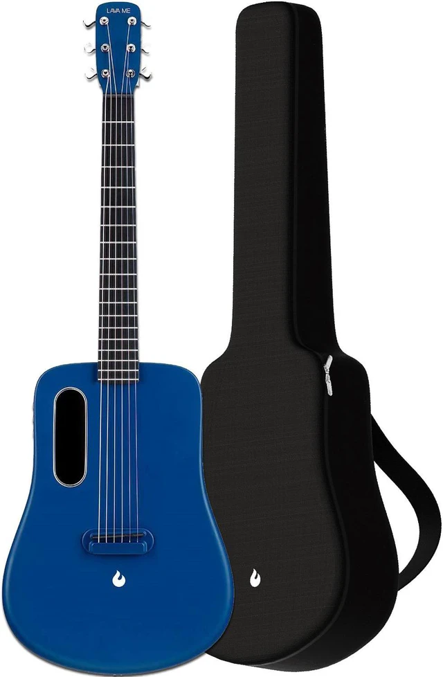 Main image of LAVA ME 2 Freeboost Carbon Fiber Acoustic Electric Travel Guitar (Blue)
