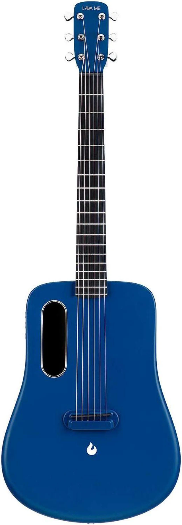 Alt view image 2 of 7 - LAVA ME 2 Freeboost Carbon Fiber Acoustic Electric Travel Guitar (Blue)