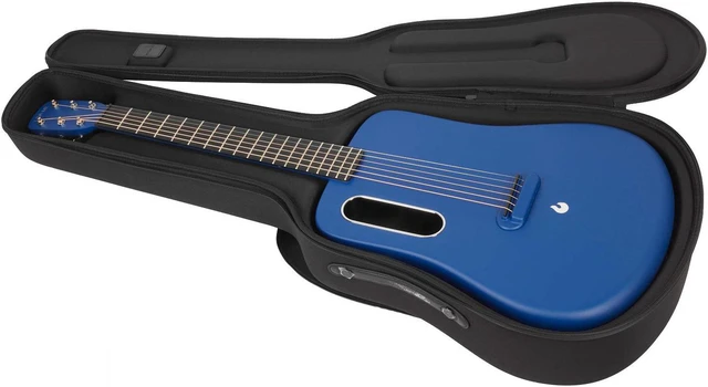 Alt view image 7 of 7 - LAVA ME 2 Freeboost Carbon Fiber Acoustic Electric Travel Guitar (Blue)