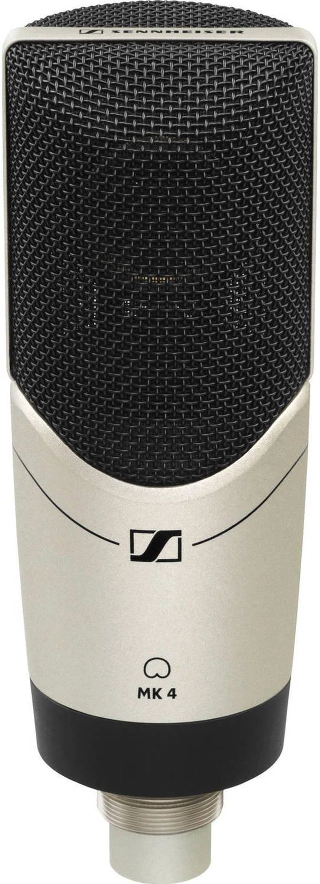 Alt view image 2 of 7 - Sennheiser MK 4 Studio Condenser Mic, Boseen Mic ShockMount, XLR Cable Bundle