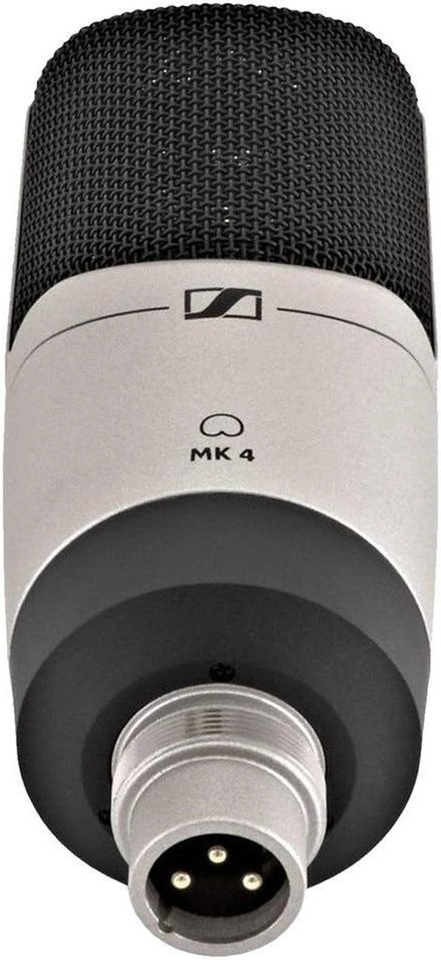 Alt view image 3 of 7 - Sennheiser MK 4 Studio Condenser Mic, Boseen Mic ShockMount, XLR Cable Bundle