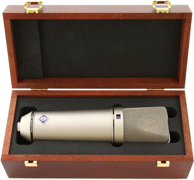 Alt view image 4 of 7 - Neumann U 87 Ai Large-diaphragm Condenser Mic(Nickel), Aokeo AO-302 With Stand, ErnieBall XLR Cable, Mic Stand Bundle