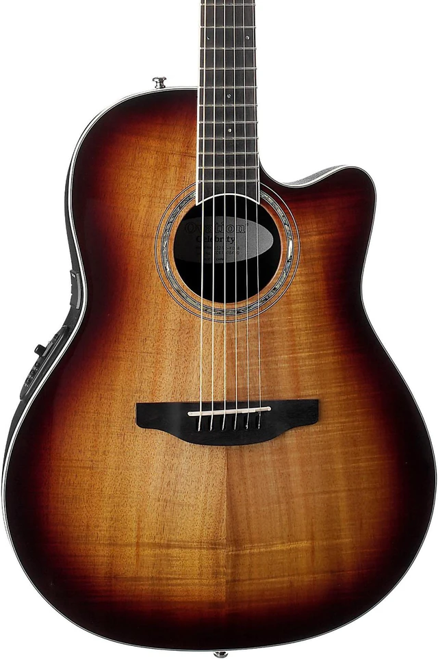 Alt view image 3 of 7 - Ovation CS28P-KOAB Celebrity Standard Plus Super Shallow Acoustic-Electric Guitar - Koa Burst