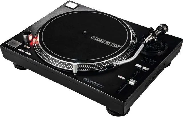 Alt view image 5 of 7 - (2) Reloop RP-7000 MK2 (Black) Turntables, Audio Technica ATH-M40X Bundle