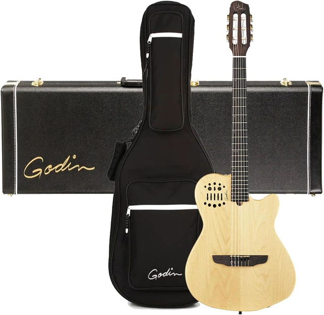 Main image of Godin Multiac Series-ACS Guitar (Slim Nylon) (032167), Godin V1095 MultiAc Case Bundle