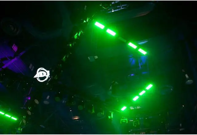 Alt view image 5 of 7 - (2) American DJ Jolt 300, (2) Rockville RLB30 Bag, (2) Clamp, (2) DMX Cables Bundle