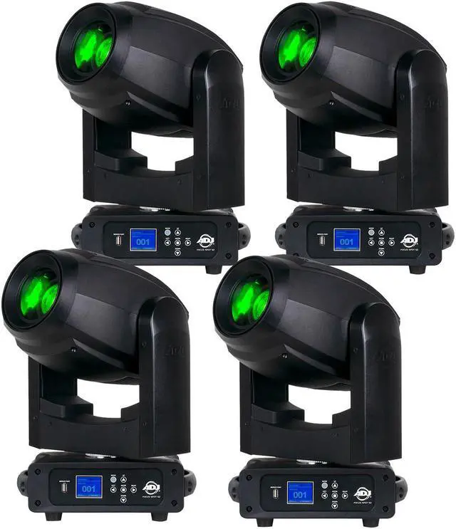 Main image of (4) American DJ Focus Spot 5Z 200 Watt Moving Heads Bundle