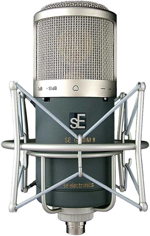 Alt view image 2 of 6 - sE Electronics Gemini II Large-diaphragm Condenser Microphone - Mackie Big Knob Studio Bundle