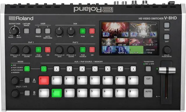 Alt view image 9 of 13 - Roland V-8HD HD Video Switcher
