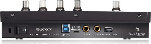 Alt view image 5 of 11 - Icon Pro Audio Platform Nano DAW Control Surface with Motorized Fader