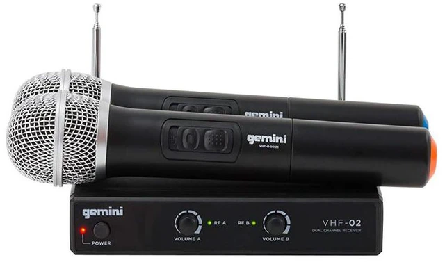 Alt view image 6 of 7 - Mackie ProFX16v3 16-Channel Sound Reinforcement Mixer with Built-In FX + Gemini VHF-02M Professional Audio DJ Equimpent Dual Channel Wireless VHF System