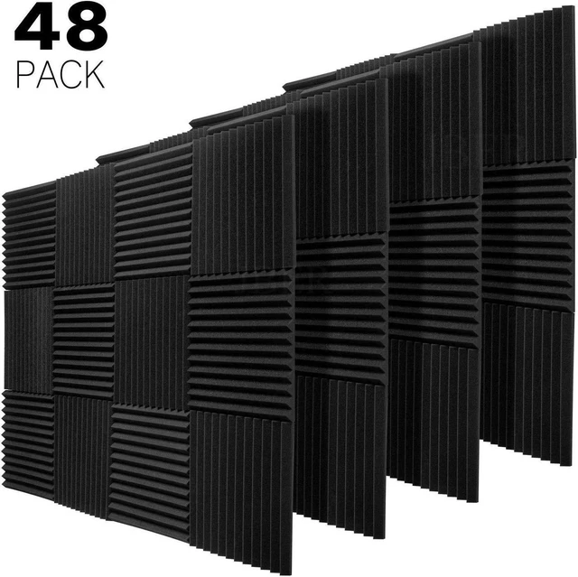 Alt view image 5 of 7 - Mackie HR624 MK2 6.7 Pair - On-Stage WS7500 Rosewood - 48 Pack Acoustic Panels Studio Foam