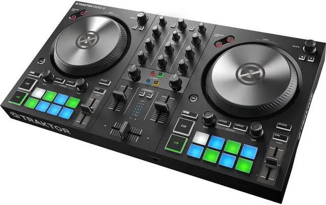Alt view image 2 of 7 - Native Instruments TRAKTOR KONTROL S2 MK3 + Audio-Technica ATH-M20x Monitor Headphones