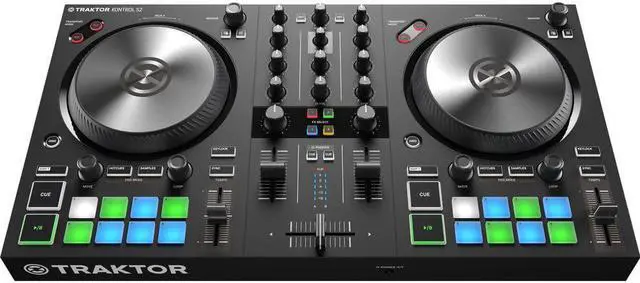Alt view image 3 of 7 - Native Instruments TRAKTOR KONTROL S2 MK3 + Audio-Technica ATH-M20x Monitor Headphones