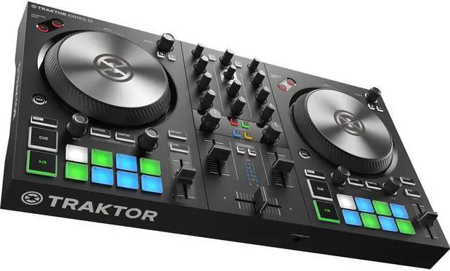 Alt view image 7 of 7 - Native Instruments TRAKTOR KONTROL S2 MK3 + Audio-Technica ATH-M20x Monitor Headphones