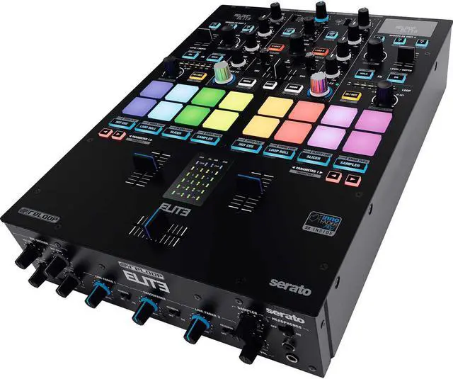 Alt view image 5 of 11 - Reloop ELITE 2-Channel DVS Battle Mixer for Serato DJ Pro