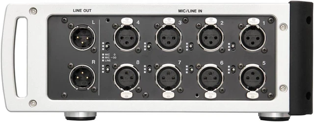 Alt view image 4 of 7 - Tascam HS-P82 8-Channel Field Audio Recorder + Audio-Technica ATH-M50x Monitor Headphones (Black)