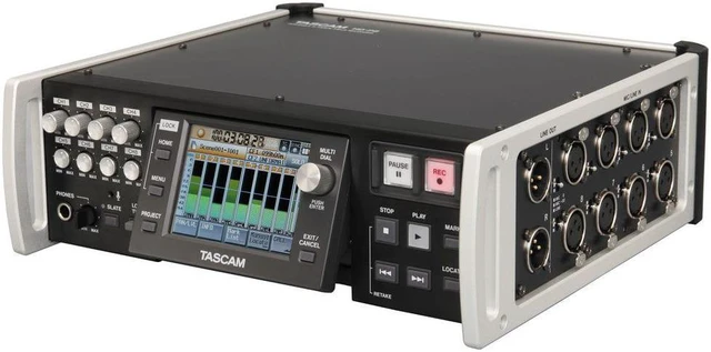 Alt view image 2 of 7 - Tascam HS-P82 8-Channel Field Audio Recorder + Audio-Technica ATH-M50x Monitor Headphones (Black)