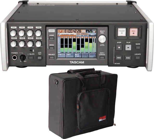Main image of Tascam HS-P82 8-Channel Field Audio Recorder + Gator Cases G-MIX-L 1618A Rigid EPS Foam Lightweight Mixer Case