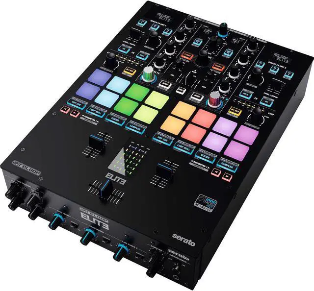 Alt view image 2 of 11 - Reloop ELITE 2-Channel DVS Battle Mixer for Serato DJ Pro