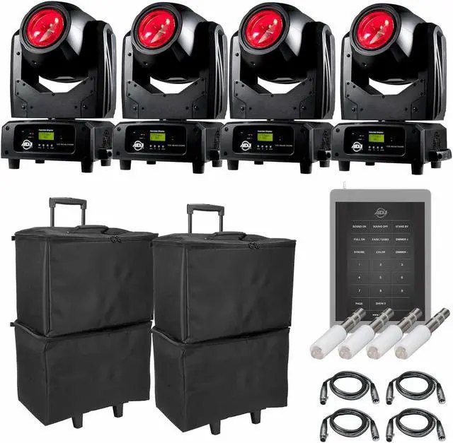 Main image of (4) American DJ Vizi Beam RXONE Compact Moving Heads Package