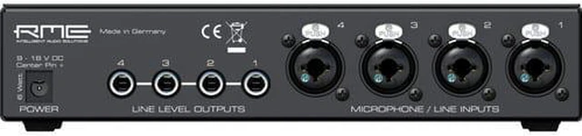 Alt view image 3 of 7 - RME QuadMic II 4-Channel Microphone Preamp