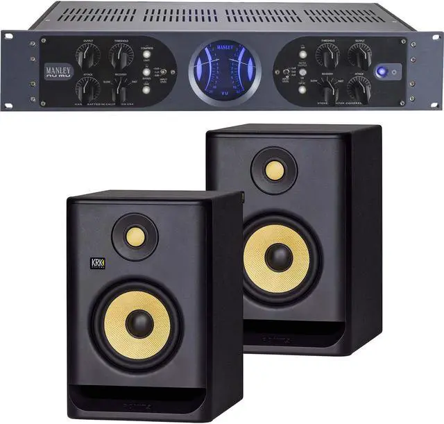 Main image of Manley Nu Mu Stereo Compressor/Limiter, (2) KRK RP5G4 Studio Monitor Bundle