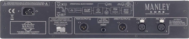 Alt view image 2 of 7 - Manley CORE Reference Tube Channel Strip, Auray ERS-12U Rack Bundle