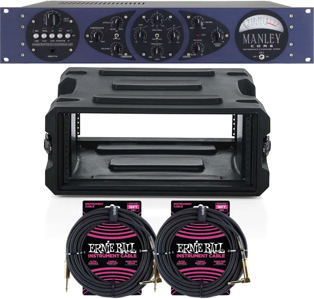 Main image of Manley CORE Reference Tube Channel Strip, Gator G-PRO-4U-19, (2) ErnieBall 1/4 Bundle