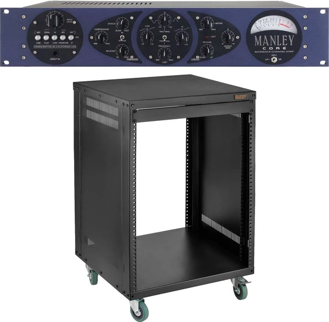 Main image of Manley CORE Reference Tube Channel Strip, Auray ERS-12U Rack Bundle