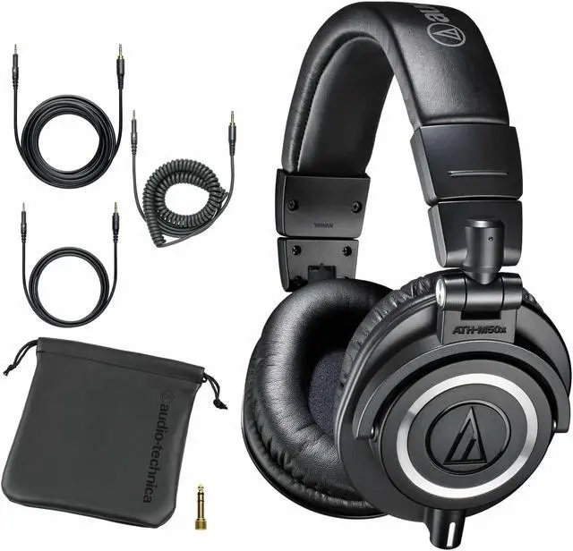 Alt view image 6 of 7 - Manley Massive Passive Stereo Tube EQ, Ultimate Support MC-125, ATH-M50X, ErnieBall XLR Bundle