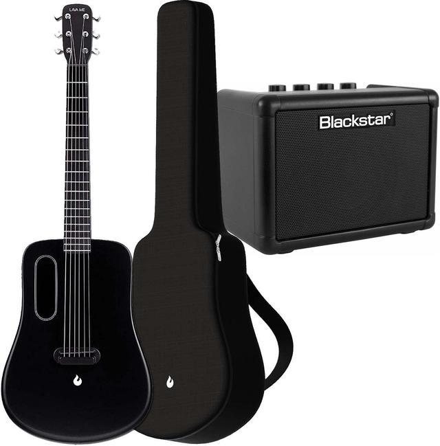 LAVA ME 2 Freeboost Carbon Fiber Guitar (Black), Blackstar Mini