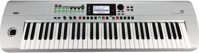 Alt view image 3 of 7 - Korg i3 61-Key Arranger Keyboard (Silver)
