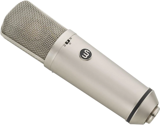 Alt view image 3 of 7 - Warm Audio WA87 R2 Condenser Microphone (Silver), Mic Stand, POP Filter, XLR Cable Bundle