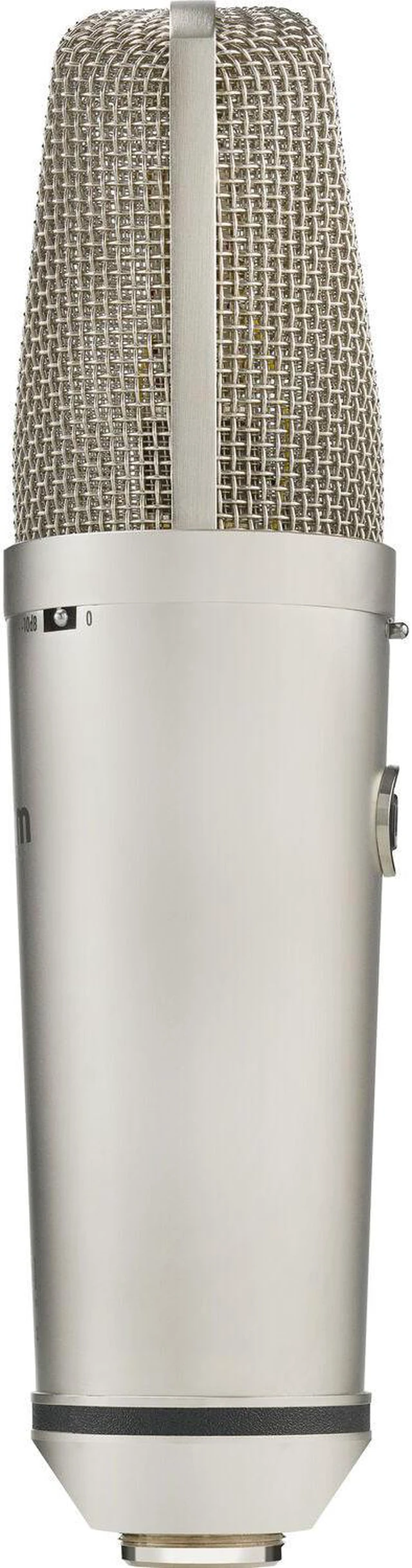Alt view image 4 of 7 - Warm Audio WA87 R2 Condenser Microphone (Silver), Mic Stand, POP Filter, XLR Cable Bundle