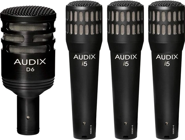 Alt view image 4 of 7 - Audix DP4 Instrument Mic Pack, (4) Mic Stands Bundle