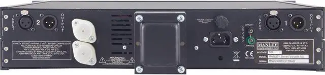 Alt view image 2 of 3 - Manley Stereo Variable MU Limiter Compressor - Mastering Version