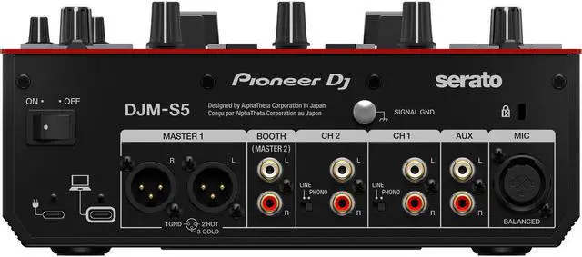 Alt view image 5 of 6 - Pioneer DJ DJM-S5 2-channel Mixer for Serato DJ