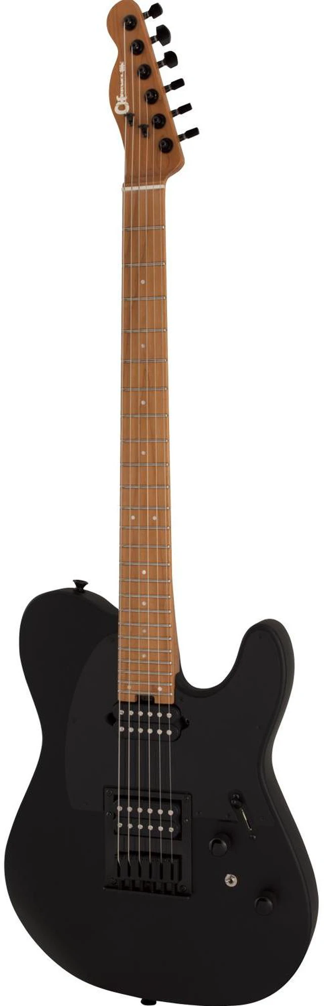 Alt view image 6 of 7 - Charvel Pro-Mod So-Cal Style 2 24 HT HH Electric Guitar (Satin Black)