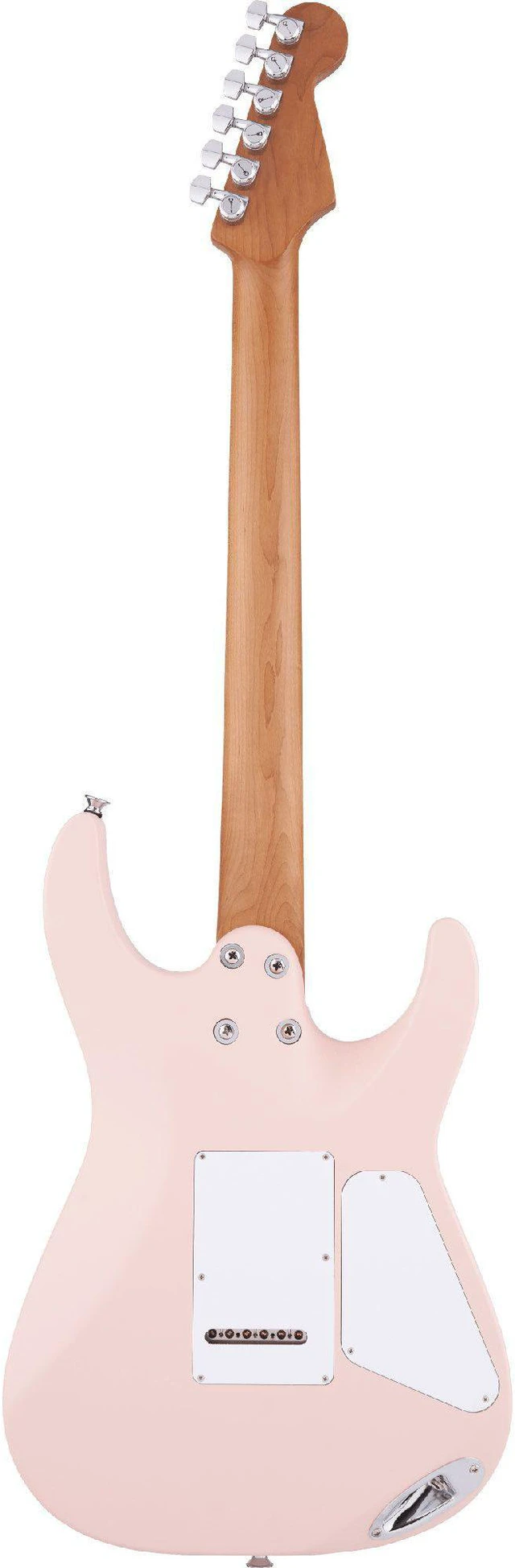 Alt view image 2 of 7 - Charvel Pro-Mod DK24 HH 2PT CM LH (Satin Shell Pink), Gator GC-ELECTRIC-A Case, ErnieBall Cable Bundle