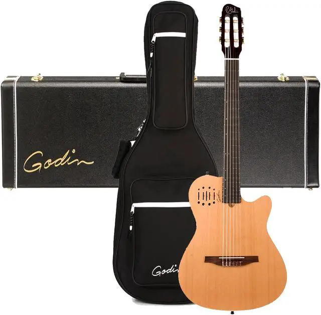 Main image of Godin MultiAc Nylon Encore  Natural Semi-gloss (035045), Godin V1095 MultiAc Case Bundle