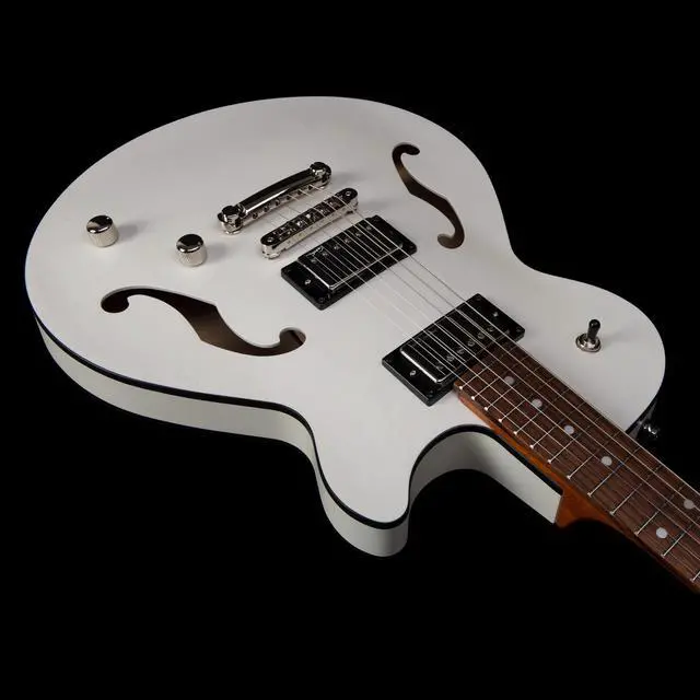 Alt view image 5 of 7 - Godin (050222) Montreal Premiere HT - Trans White, Gator GC-ELECTRIC-A Deluxe ABS, ErnieBall Cable Bundle